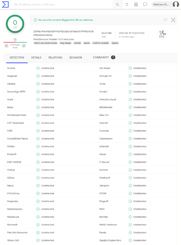 bitperfect and anti virus